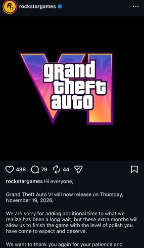 تاخیر مجدد GTA VI