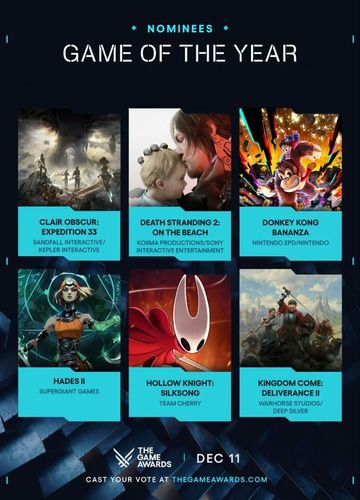 معرفی نامزدهای TGA 2025