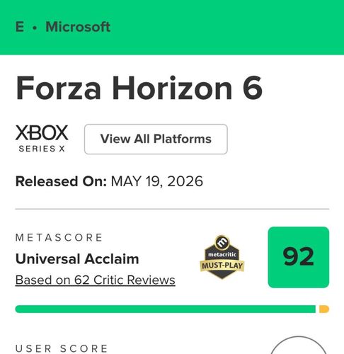 نمرات Forza Horizon 6 