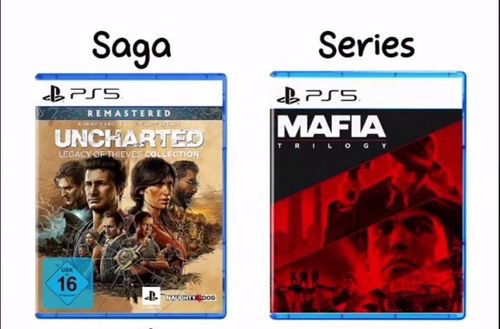 تفاوت saga و series